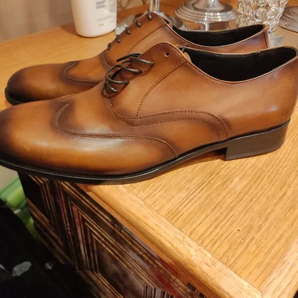 New Brown Dylan Gray Oxfords 13
